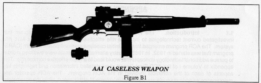 AAI's Caseless Ammunition Rifle (US Army)