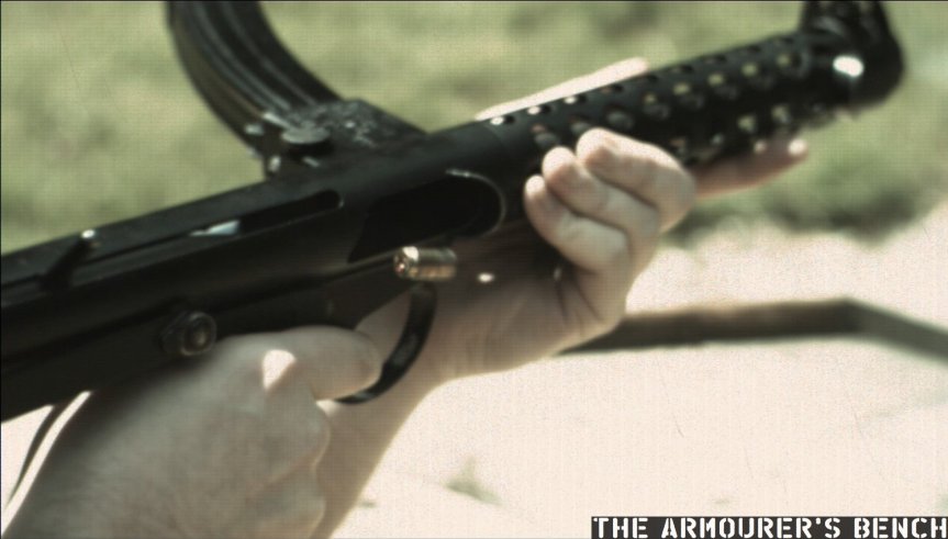 slow motion Sterling smg