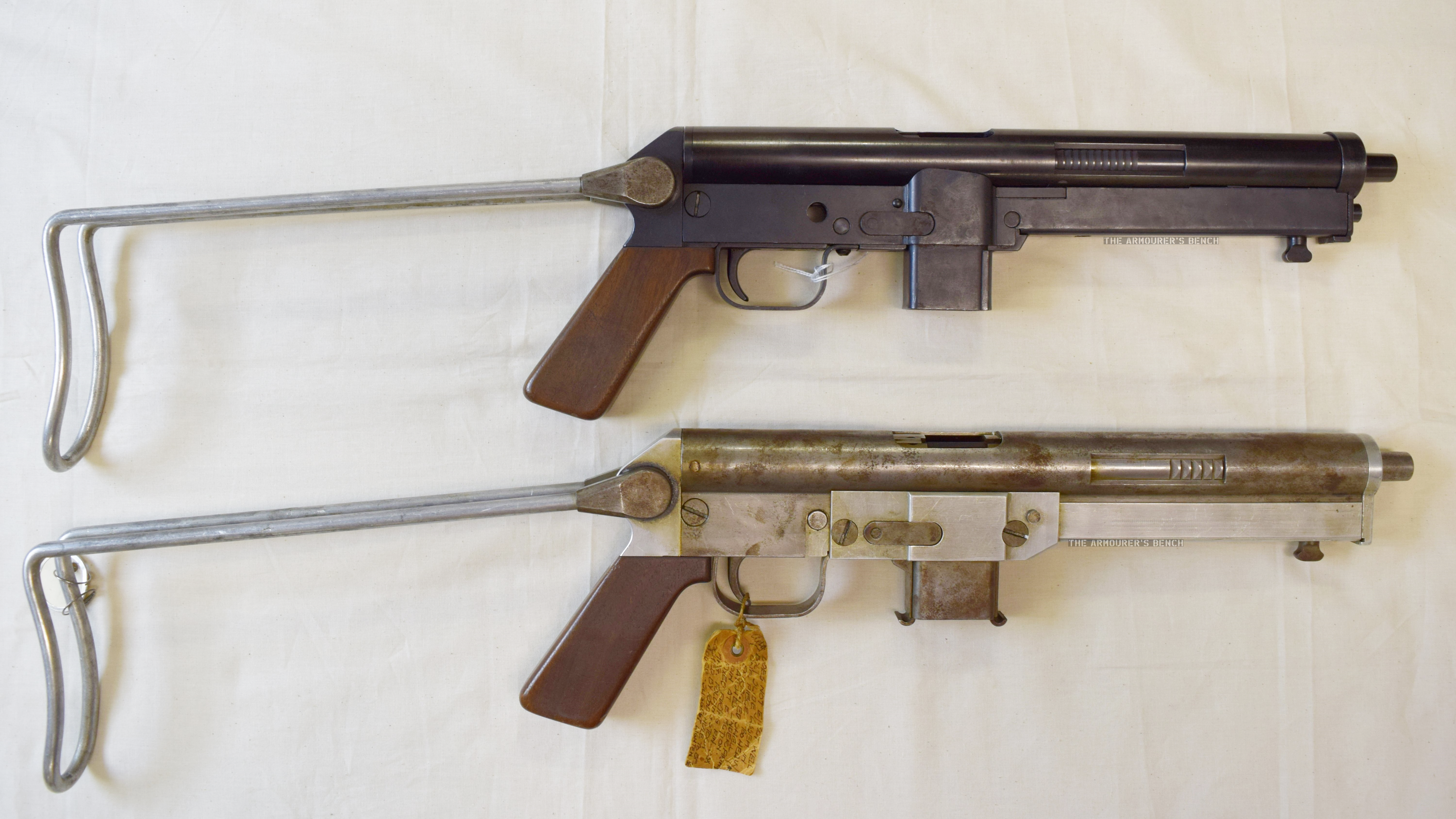 Right side 2 Winchester SMG prototypes