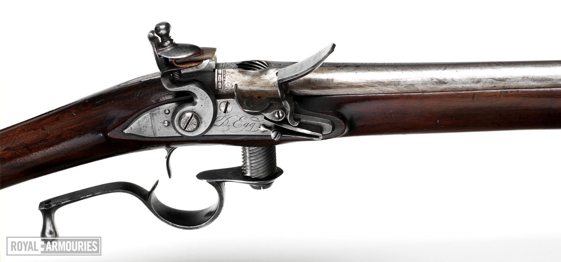 Flintlock breech-loading rifle - Ferguson type by Egg (1776)aa