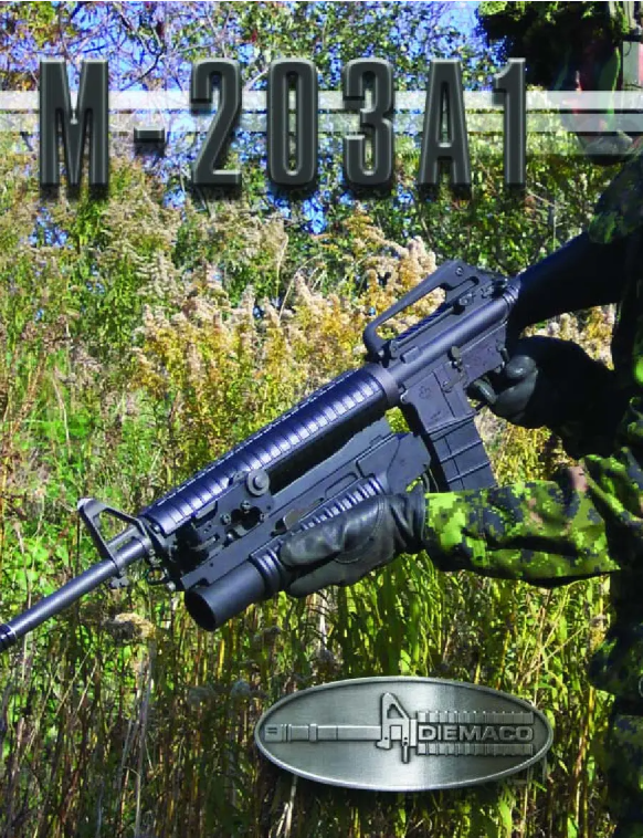 diemaco M203a1 brochure